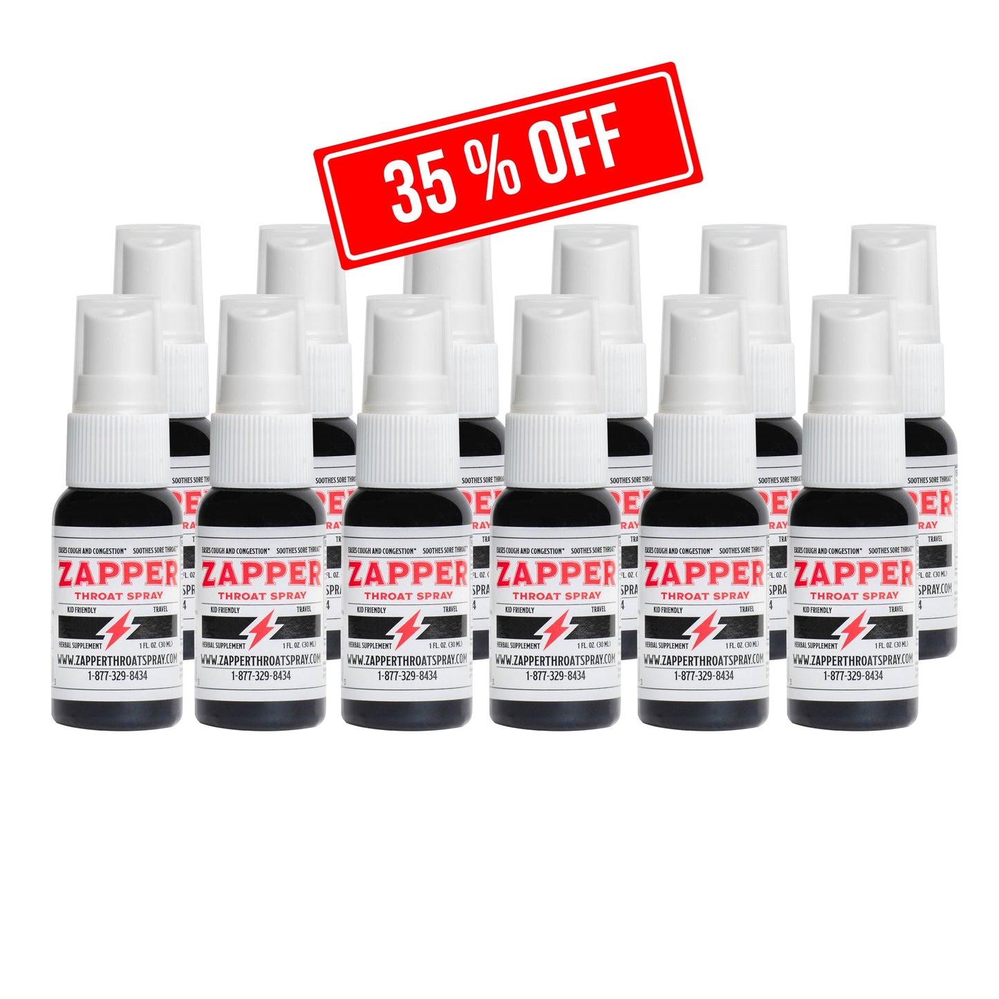 Zapper Throat Spray with Promo