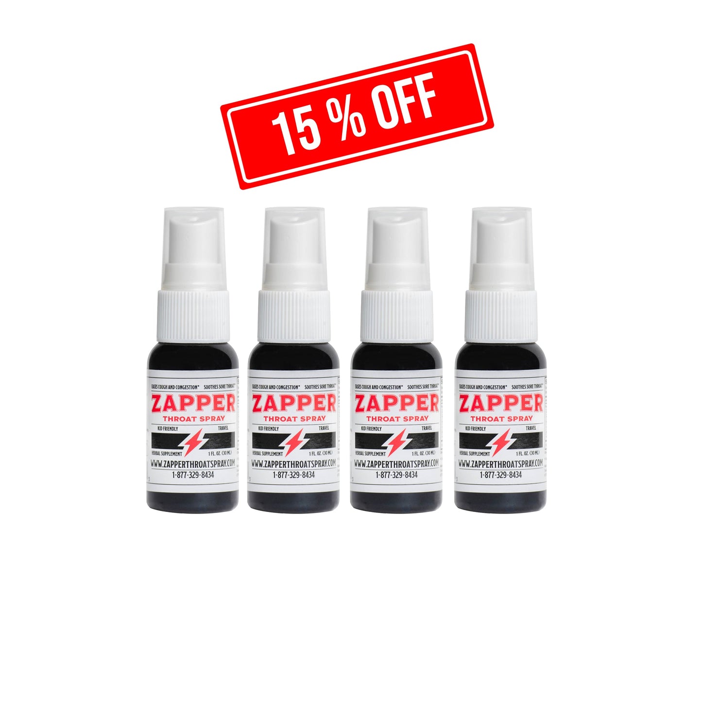 Zapper Throat Spray with Promo