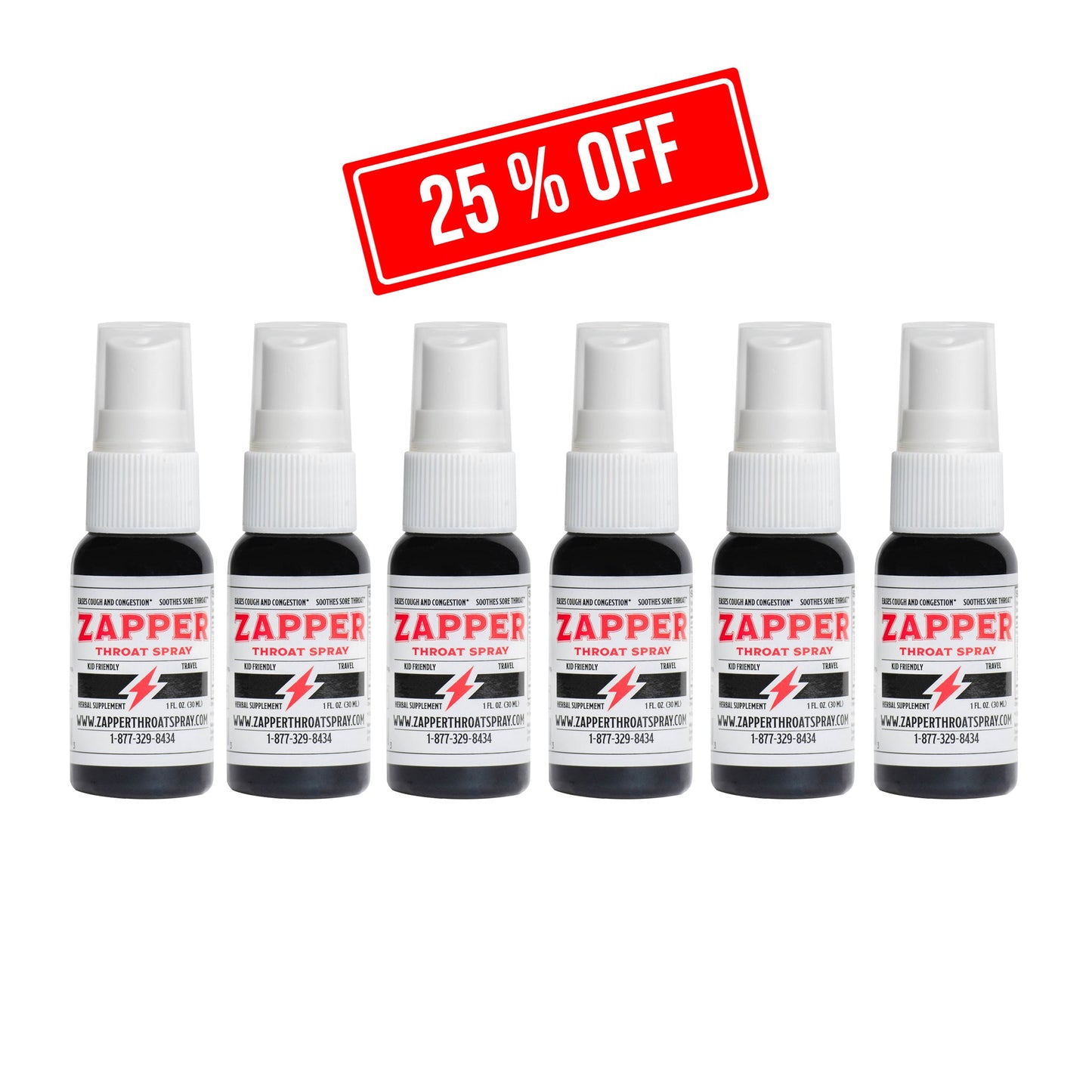 Zapper Throat Spray with Promo